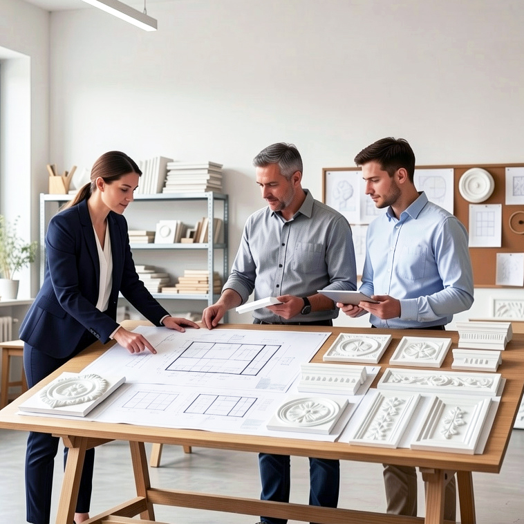 Współpraca z architektem przy projekcie wnętrza
